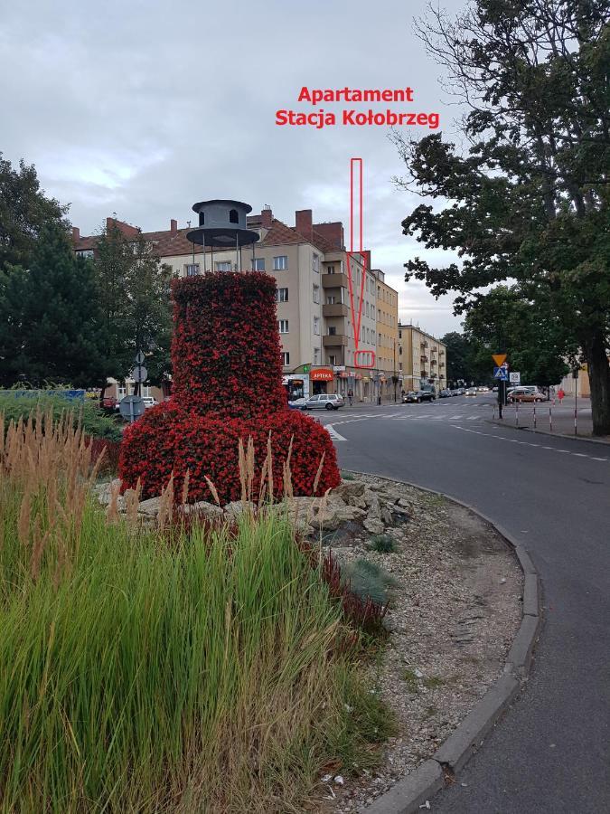 Apartament Dworcowa 100 M Do Pkp Kołobrzeg Kültér fotó